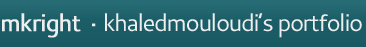 mkright ; khaledmouloudi's portfolio